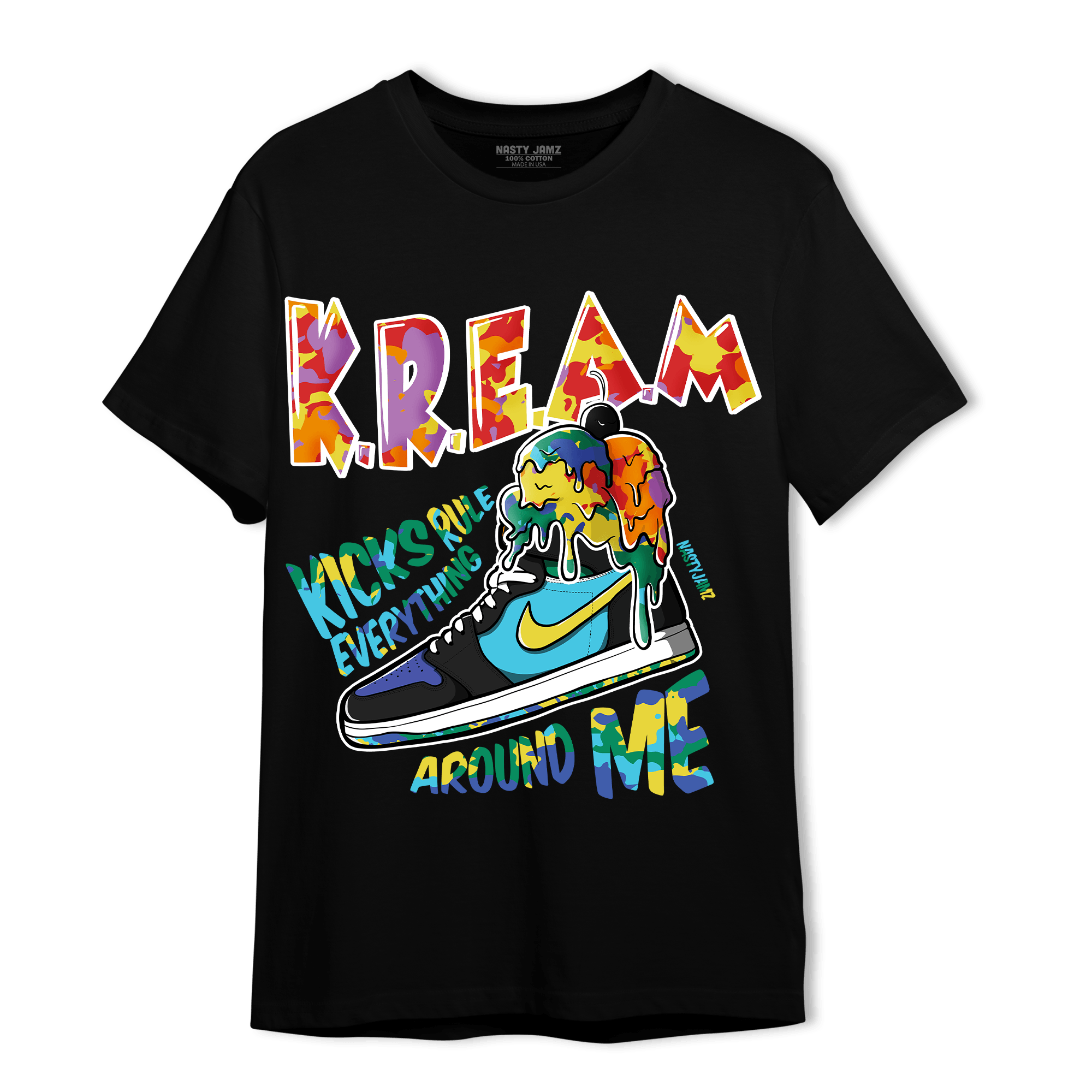 Mid GS Six Championships 1s T Shirt Match Kream Sneaker - NastyJamz