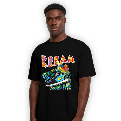 Mid GS Six Championships 1s T Shirt Match Kream Sneaker - NastyJamz