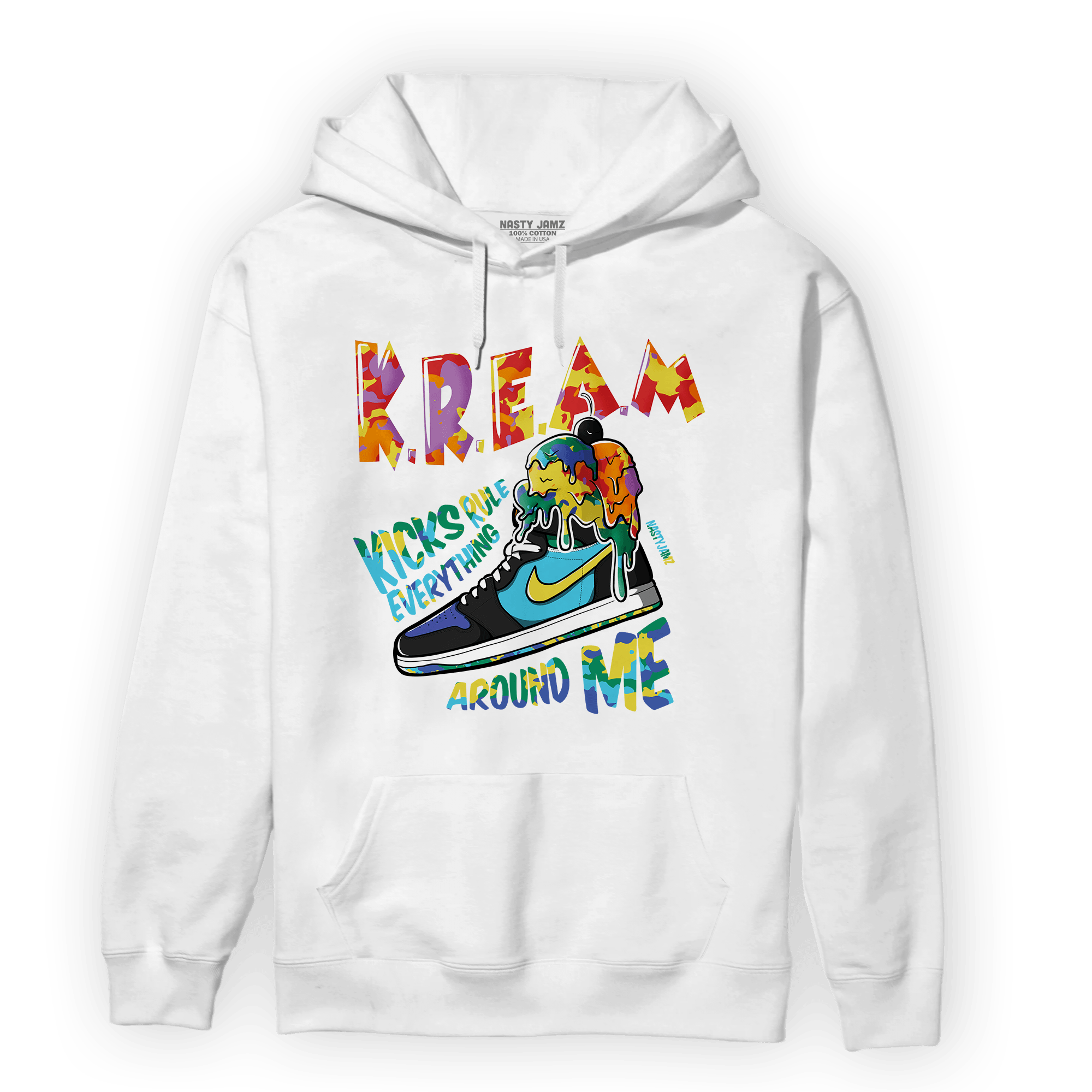 Mid GS Six Championships 1s Hoodie Match Kream Sneaker - NastyJamz