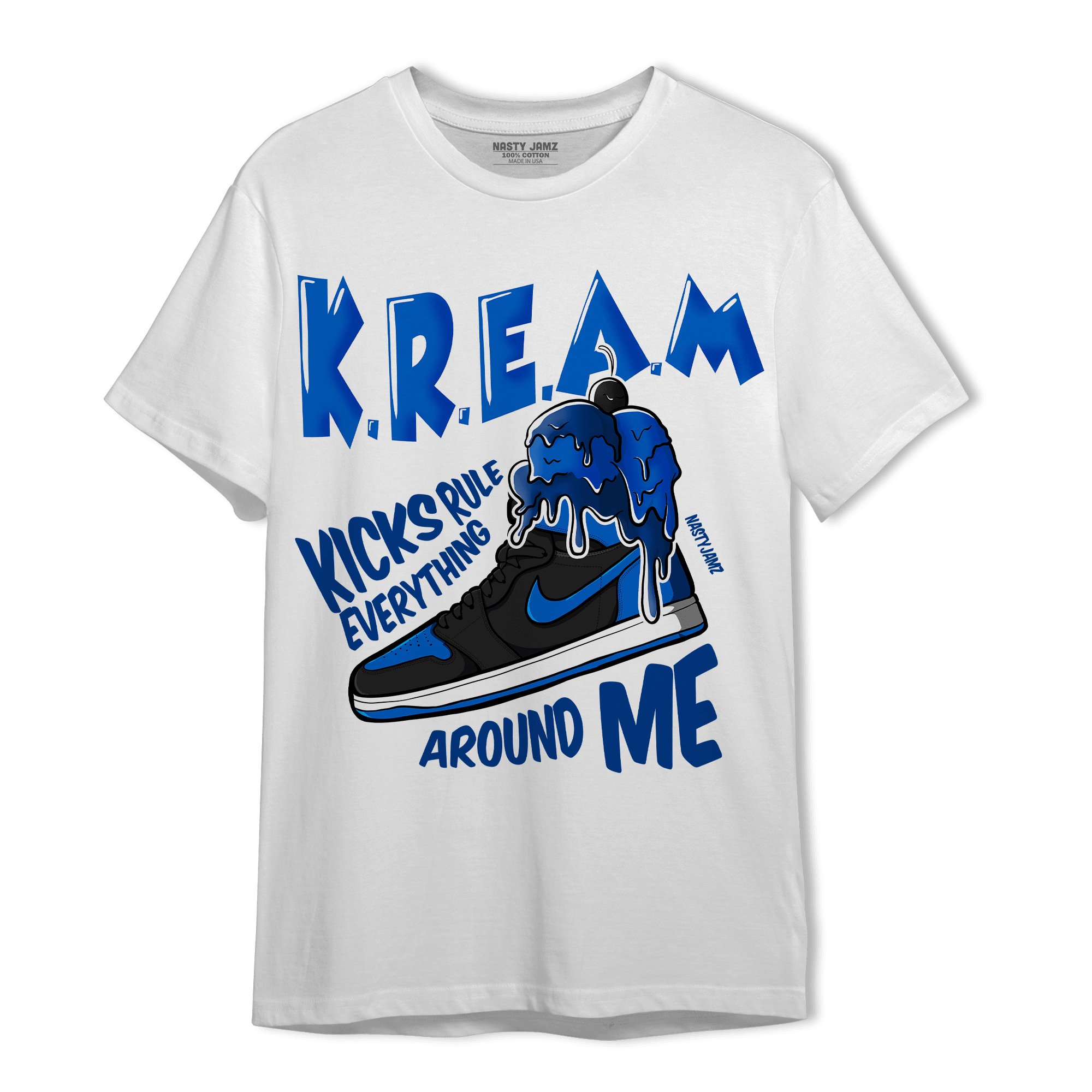 Royal Reimagined 1s T Shirt Match Kream Sneaker - NastyJamz