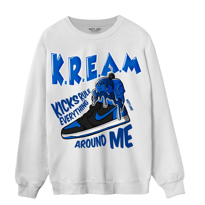 Royal Reimagined 1s Sweatshirt Match Kream Sneaker - NastyJamz