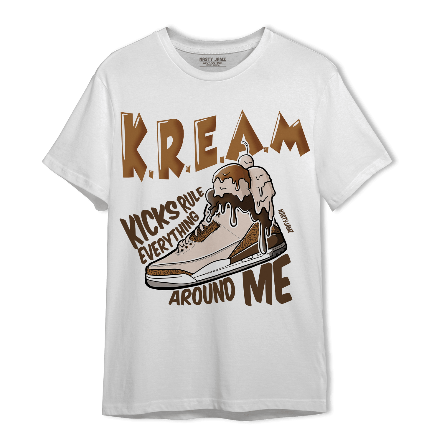 Palomino 3s T Shirt Match Kream Sneaker - NastyJamz