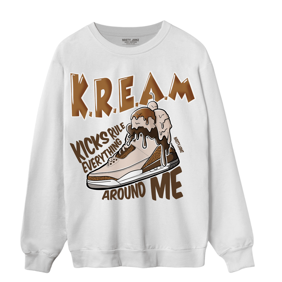 Palomino 3s Sweatshirt Match Kream Sneaker - NastyJamz