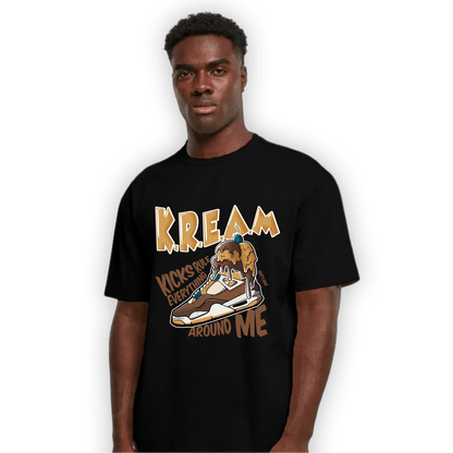 Cacao Wow 4s T Shirt Match Kream Sneaker - NastyJamz