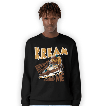 Cacao Wow 4s Sweatshirt Match Kream Sneaker - NastyJamz