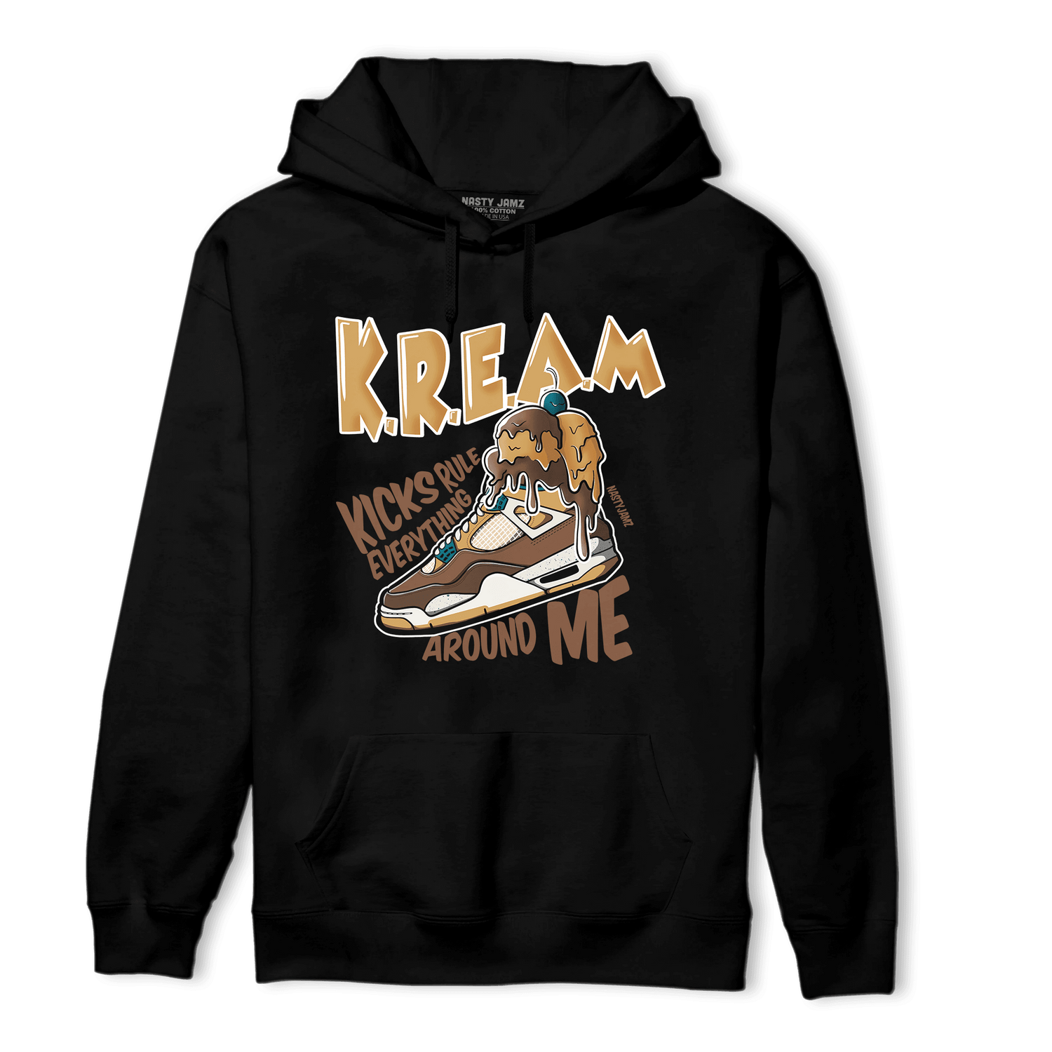 Cacao Wow 4s Hoodie Match Kream Sneaker - NastyJamz