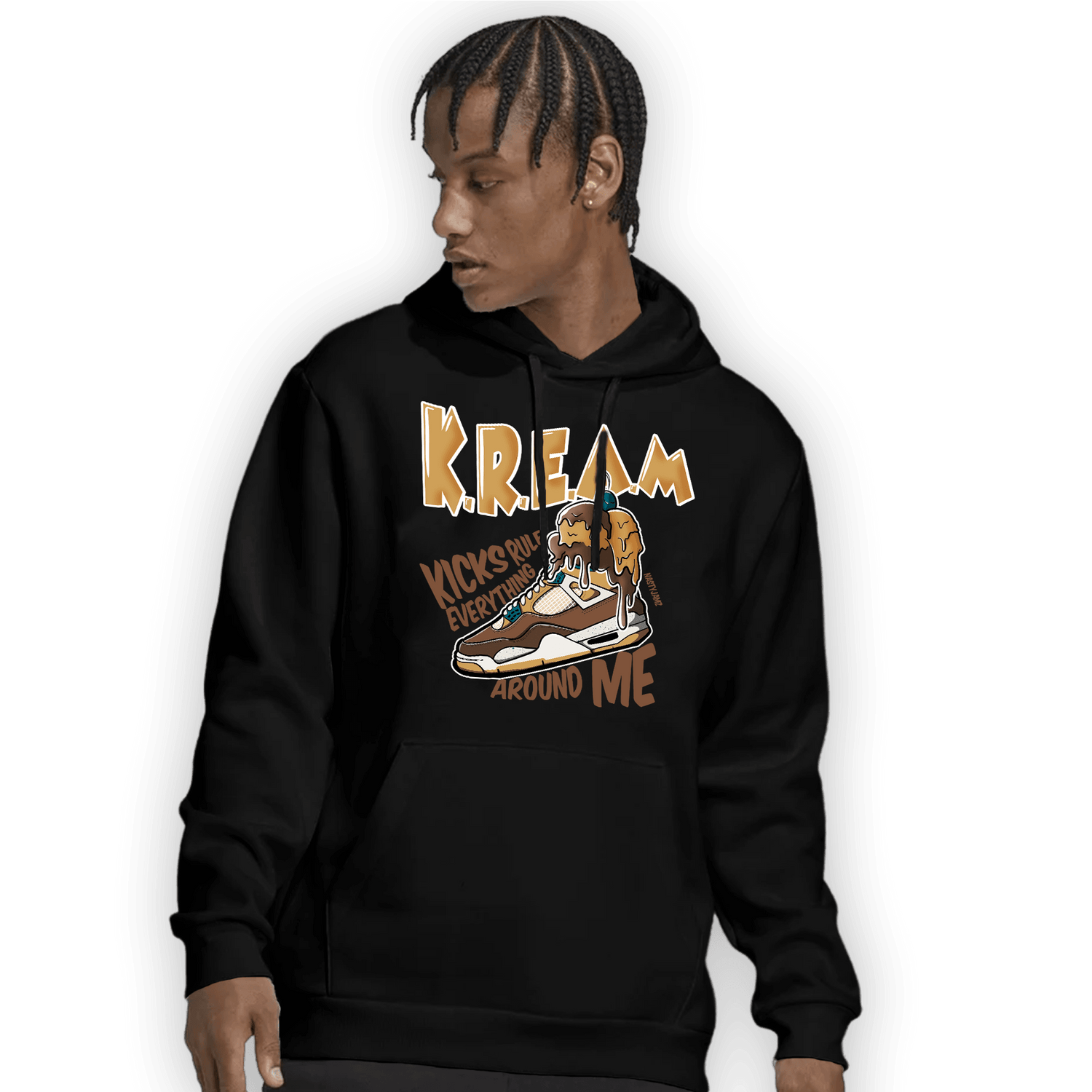 Cacao Wow 4s Hoodie Match Kream Sneaker - NastyJamz