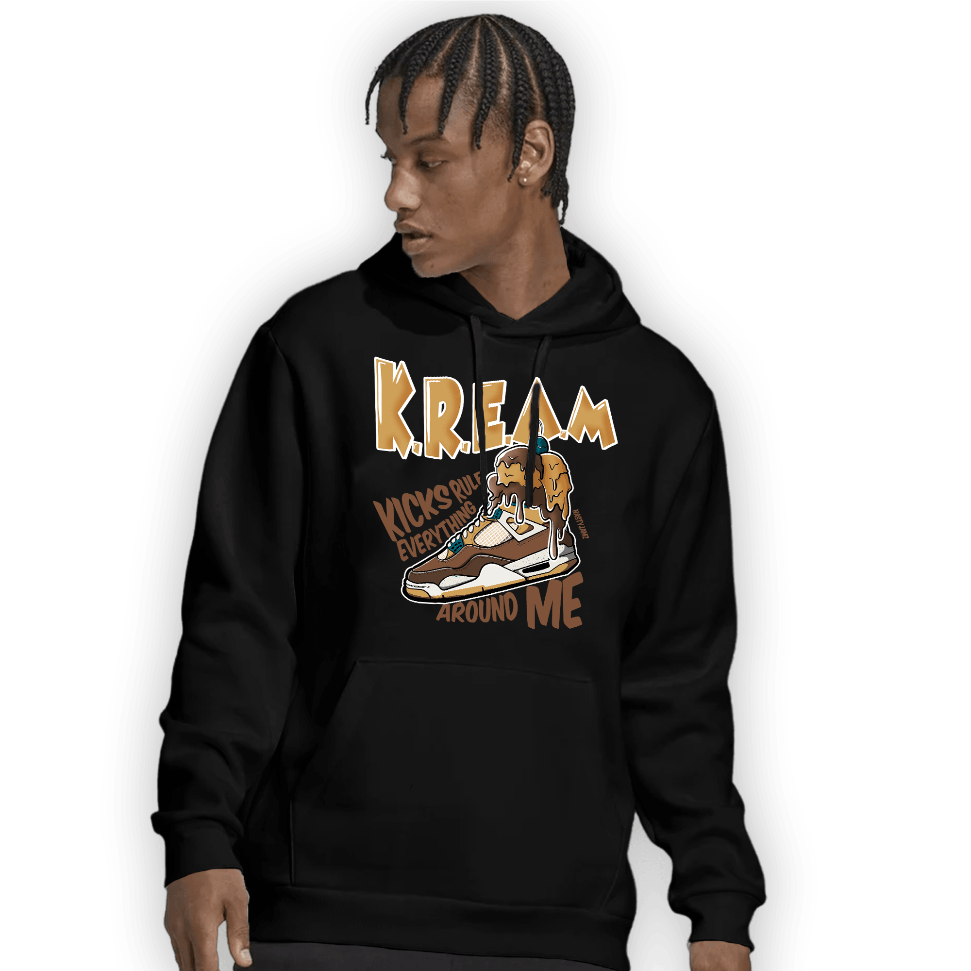 Cacao Wow 4s Hoodie Match Kream Sneaker - NastyJamz