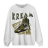 SE Craft Medium Olive 4s Sweatshirt Match Kream Sneaker - NastyJamz