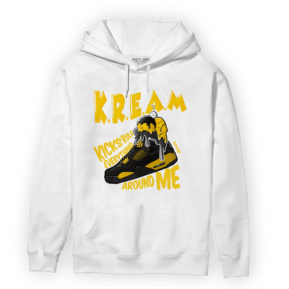 Thunder 4s Hoodie Match Kream Sneaker - NastyJamz