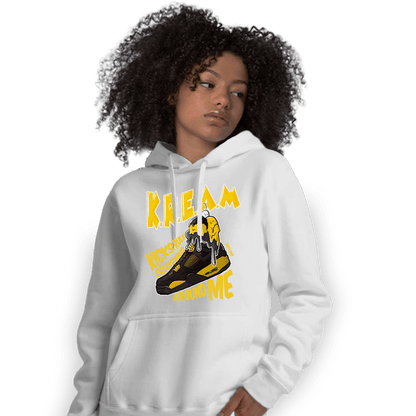 Thunder 4s Hoodie Match Kream Sneaker - NastyJamz