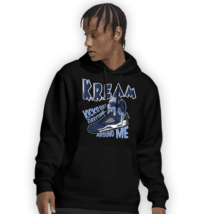 Midnight Navy 5s Hoodie Match Kream Sneaker - NastyJamz