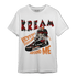 Plaid 5s T Shirt Match Kream Sneaker - NastyJamz