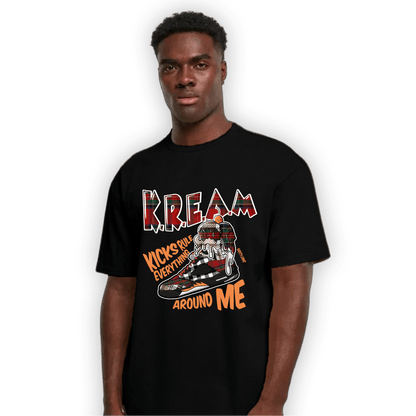 Plaid 5s T Shirt Match Kream Sneaker - NastyJamz