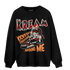 Plaid 5s Sweatshirt Match Kream Sneaker - NastyJamz