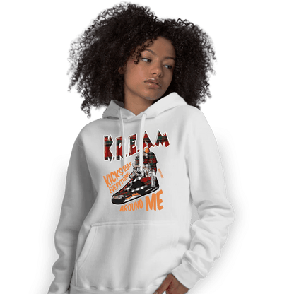 Plaid 5s Hoodie Match Kream Sneaker - NastyJamz