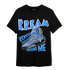 University Blue 5s T Shirt Match Kream Sneaker - NastyJamz