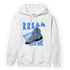 University Blue 5s Hoodie Match Kream Sneaker - NastyJamz