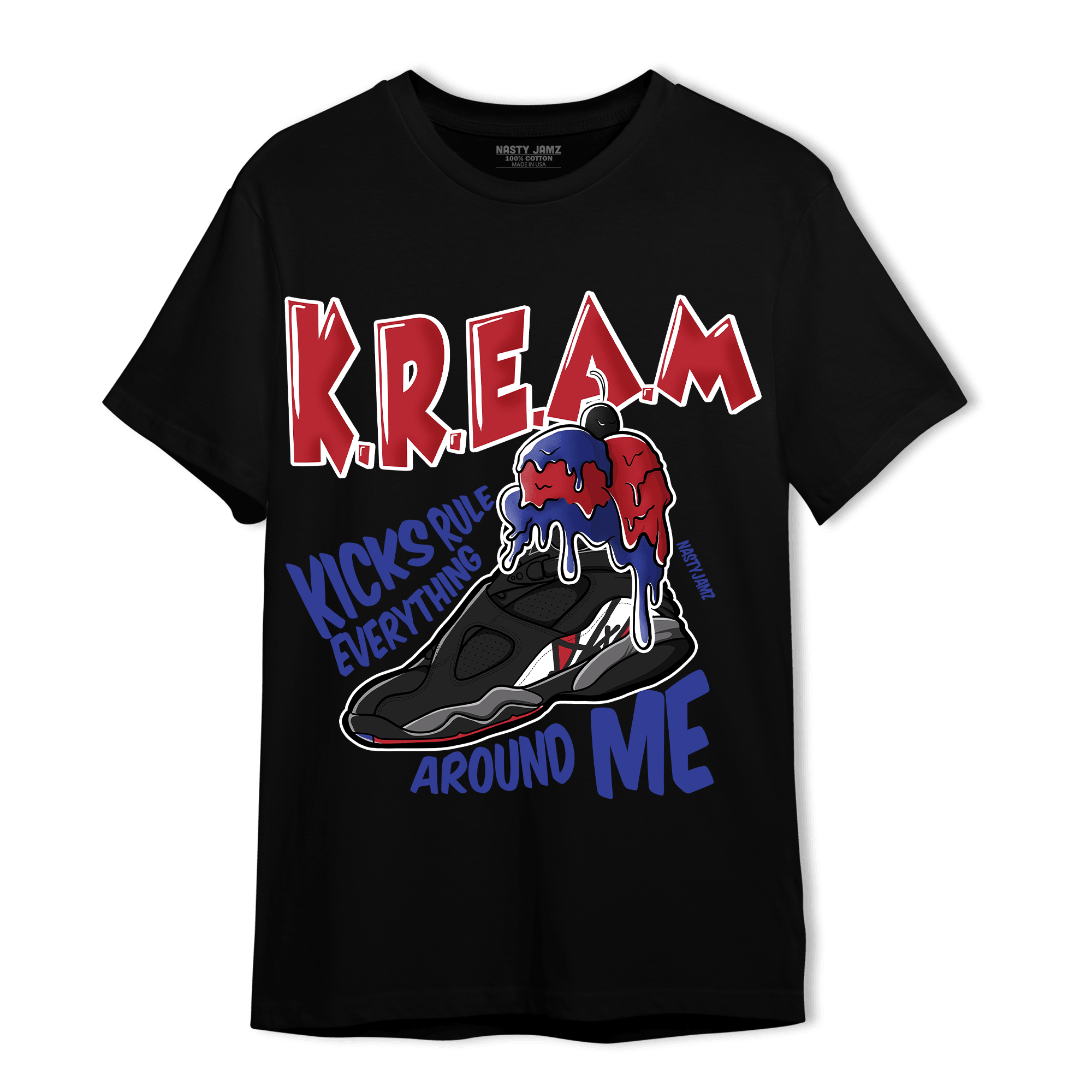 Playoffs 8s T Shirt Match Kream Sneaker - NastyJamz