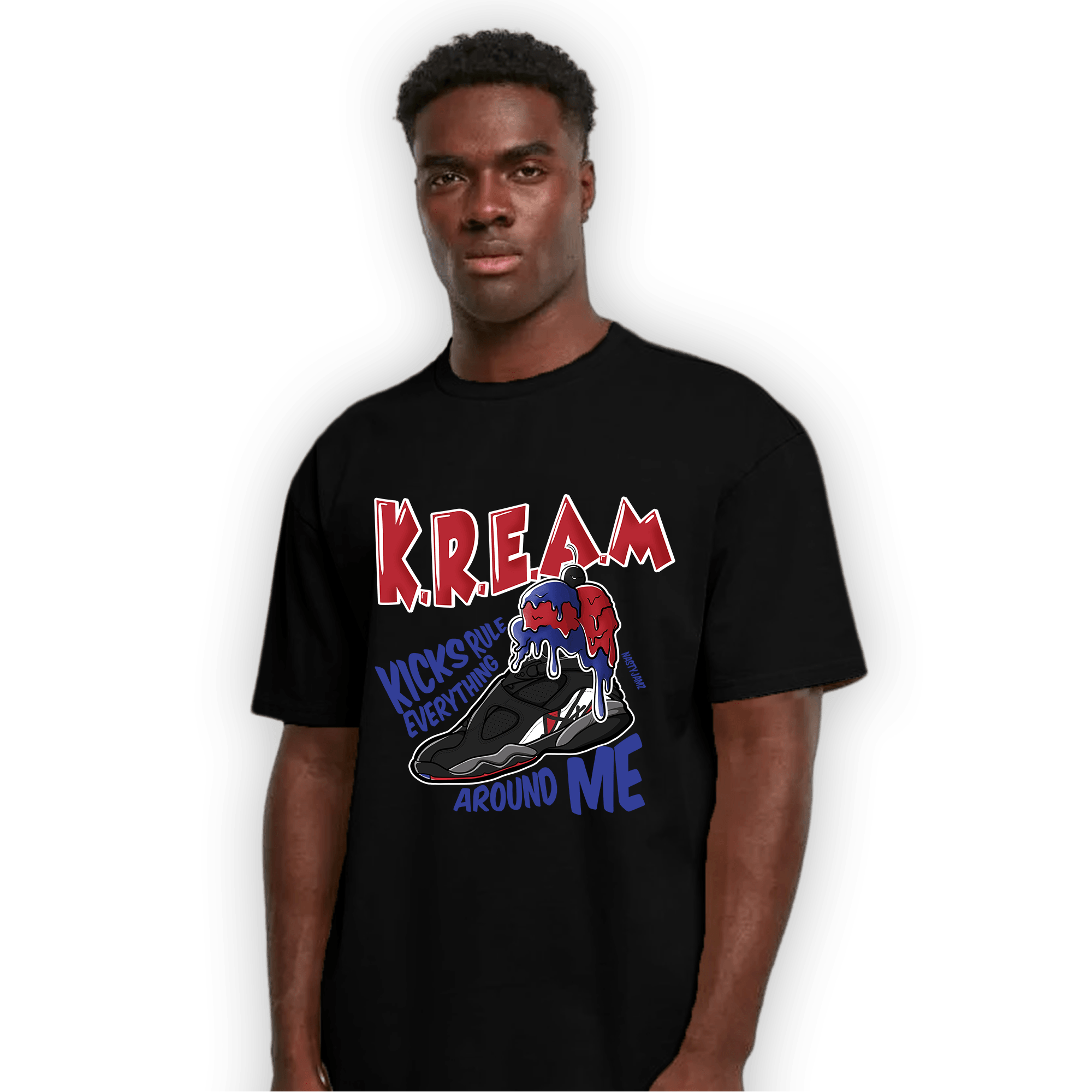 Playoffs 8s T Shirt Match Kream Sneaker - NastyJamz