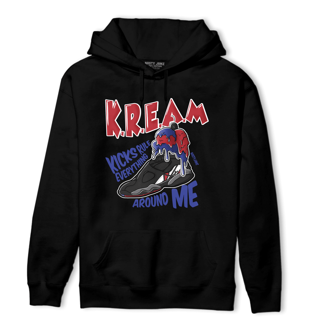Playoffs 8s Hoodie Match Kream Sneaker - NastyJamz