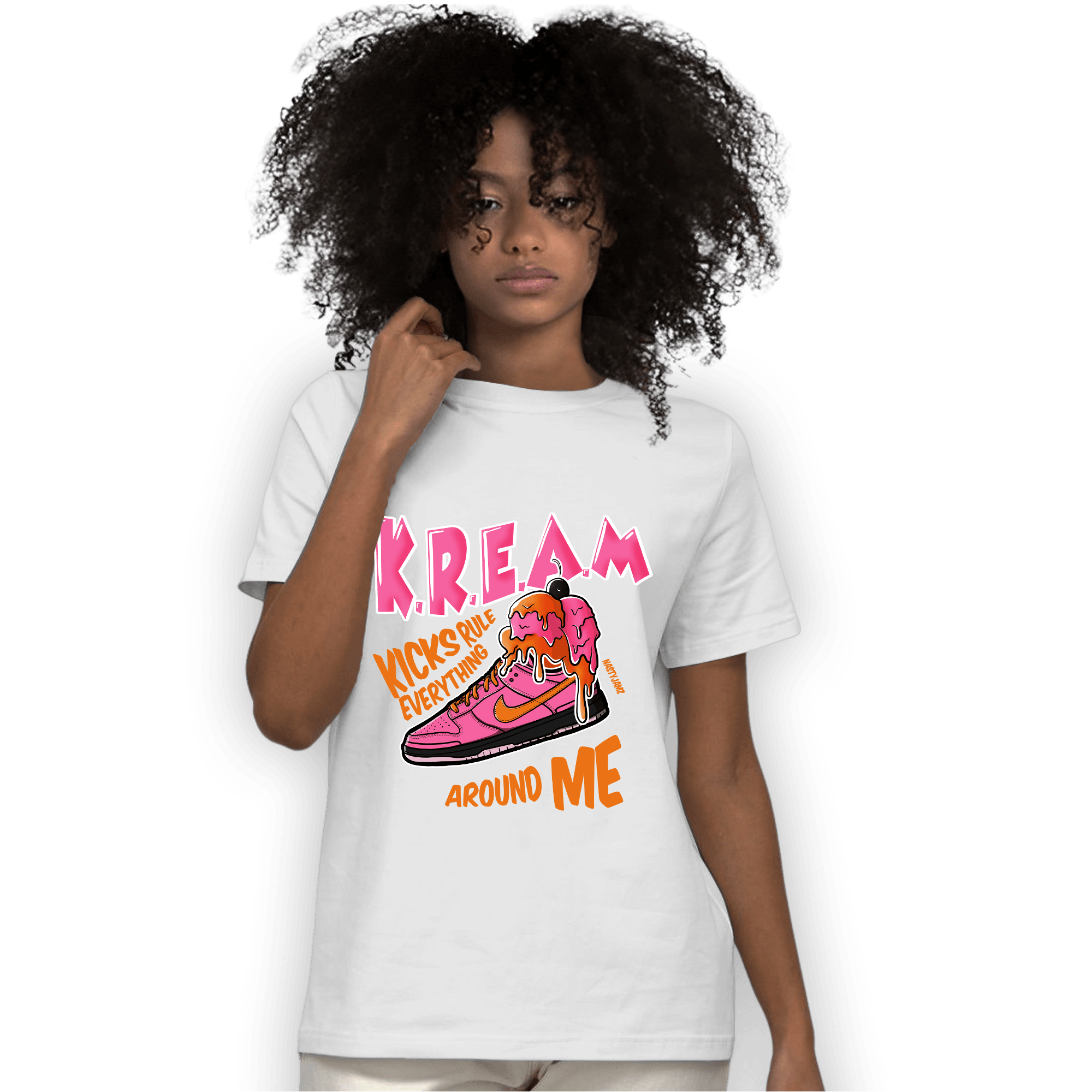 SB Dunk Blossom T Shirt Match Kream Sneaker - NastyJamz