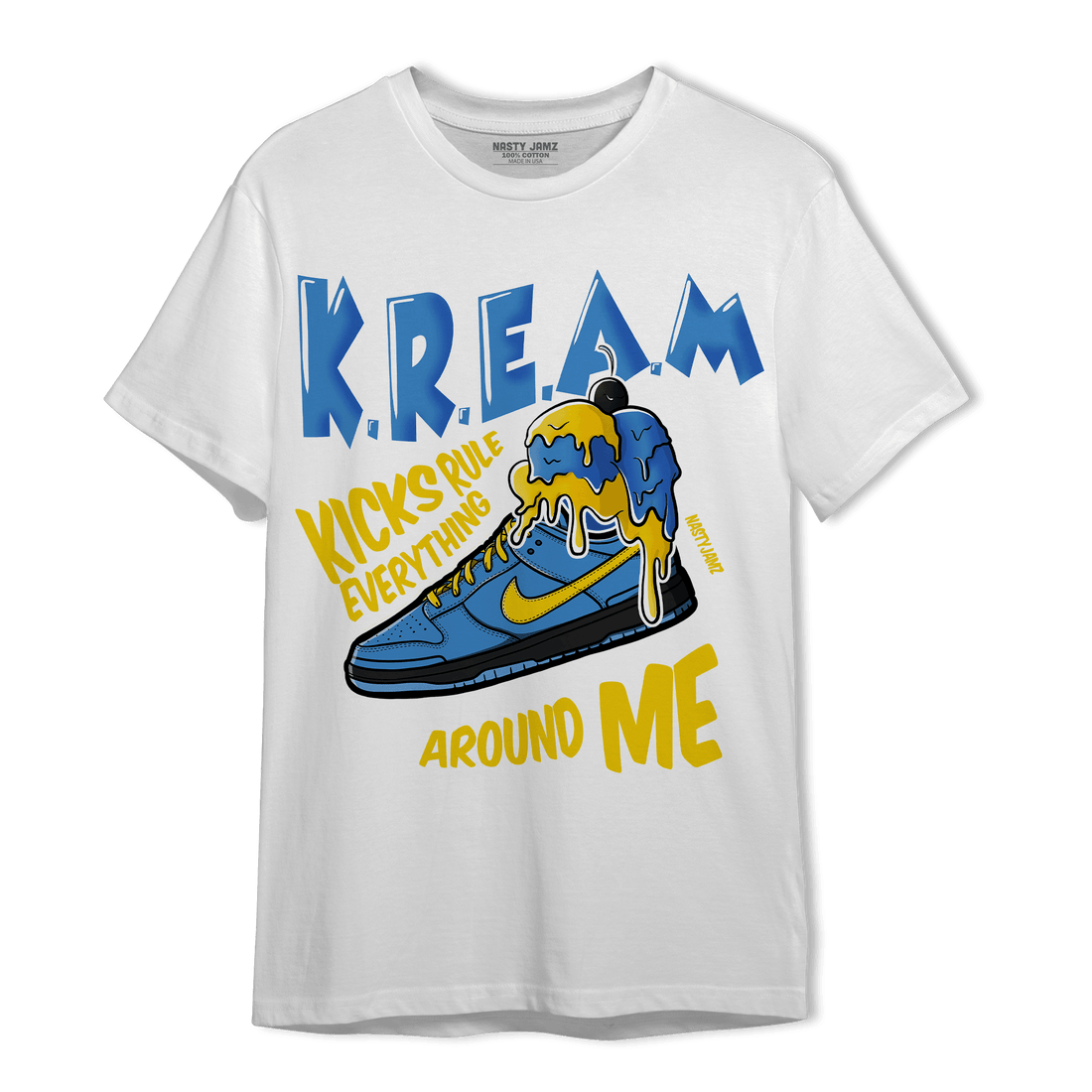 SB Dunk Bubbles T Shirt Match Kream Sneaker - NastyJamz