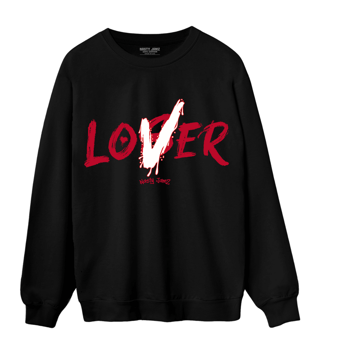 Cherry 11s Sweatshirt Match Loser Lover - NastyJamz