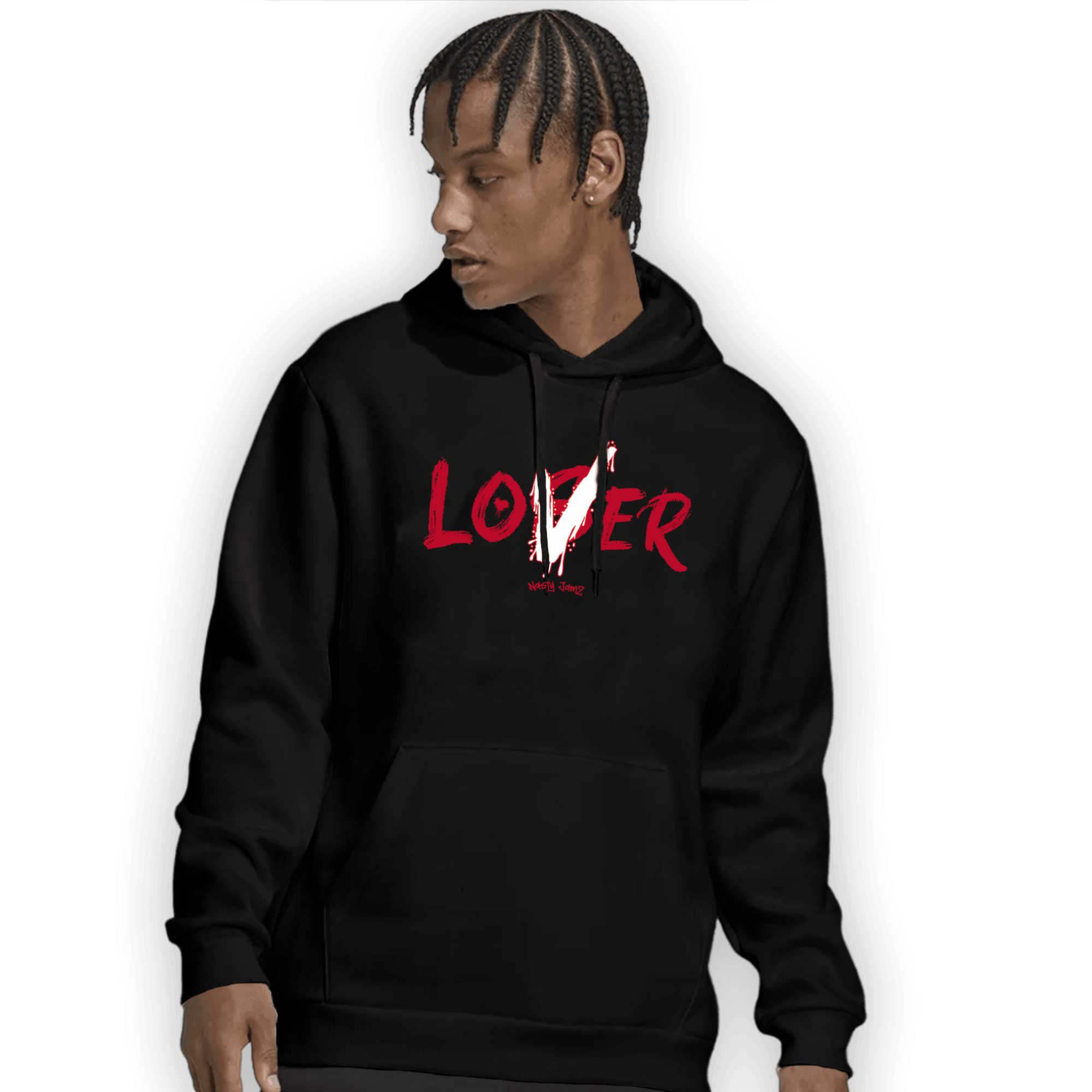 Cherry 11s Hoodie Match Loser Lover - NastyJamz