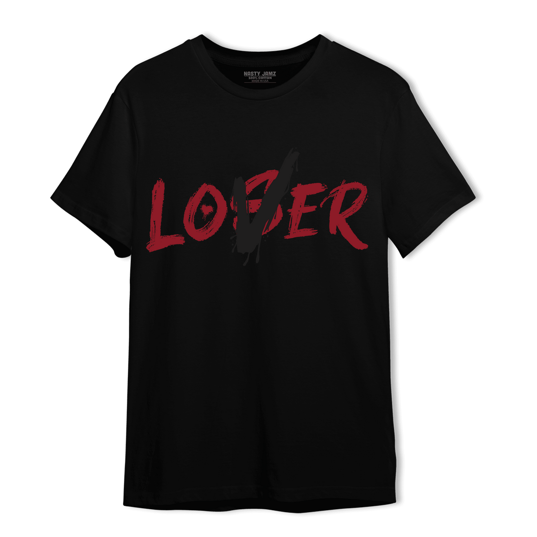 Cherry 12s T Shirt Match Loser Lover - NastyJamz