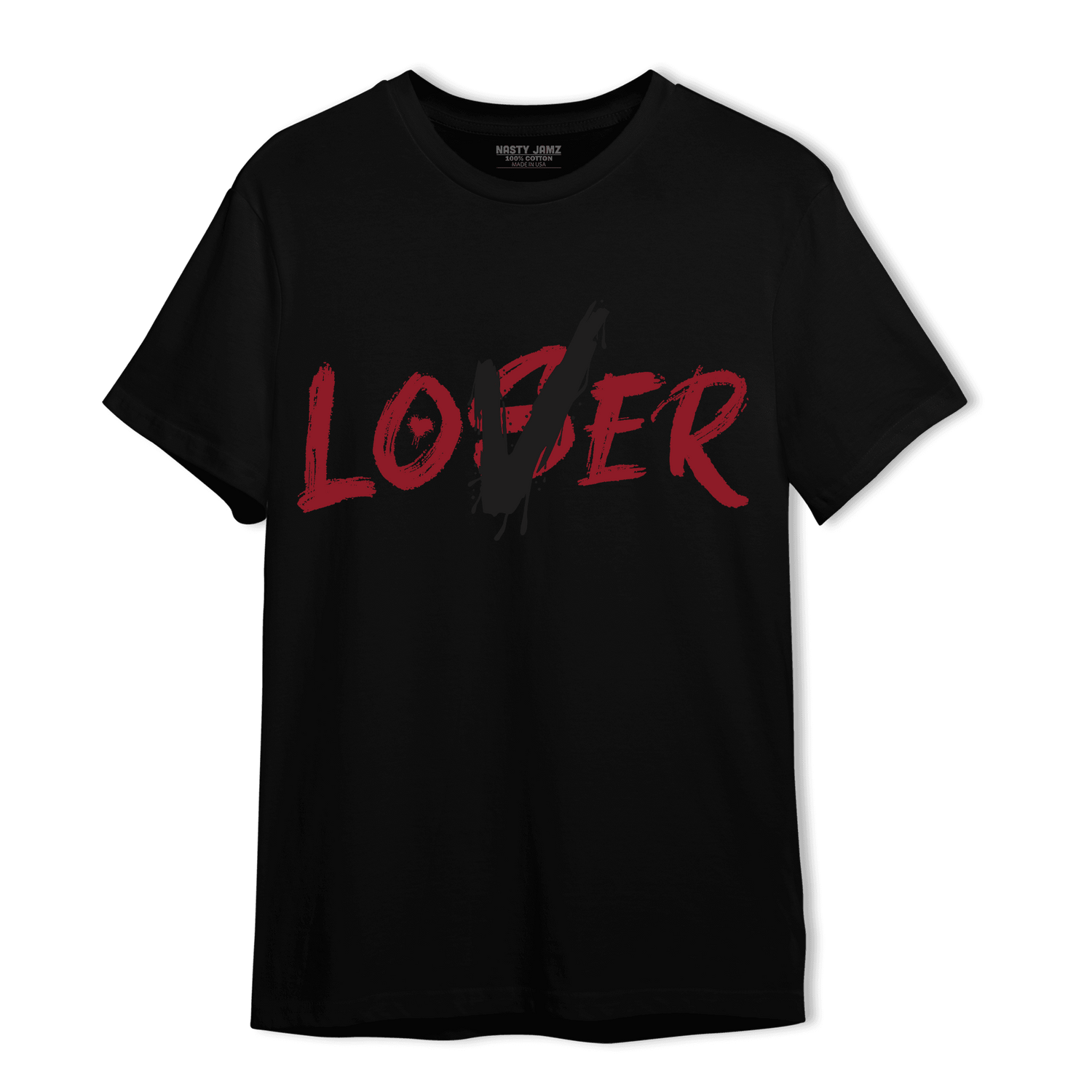 Cherry 12s T Shirt Match Loser Lover - NastyJamz