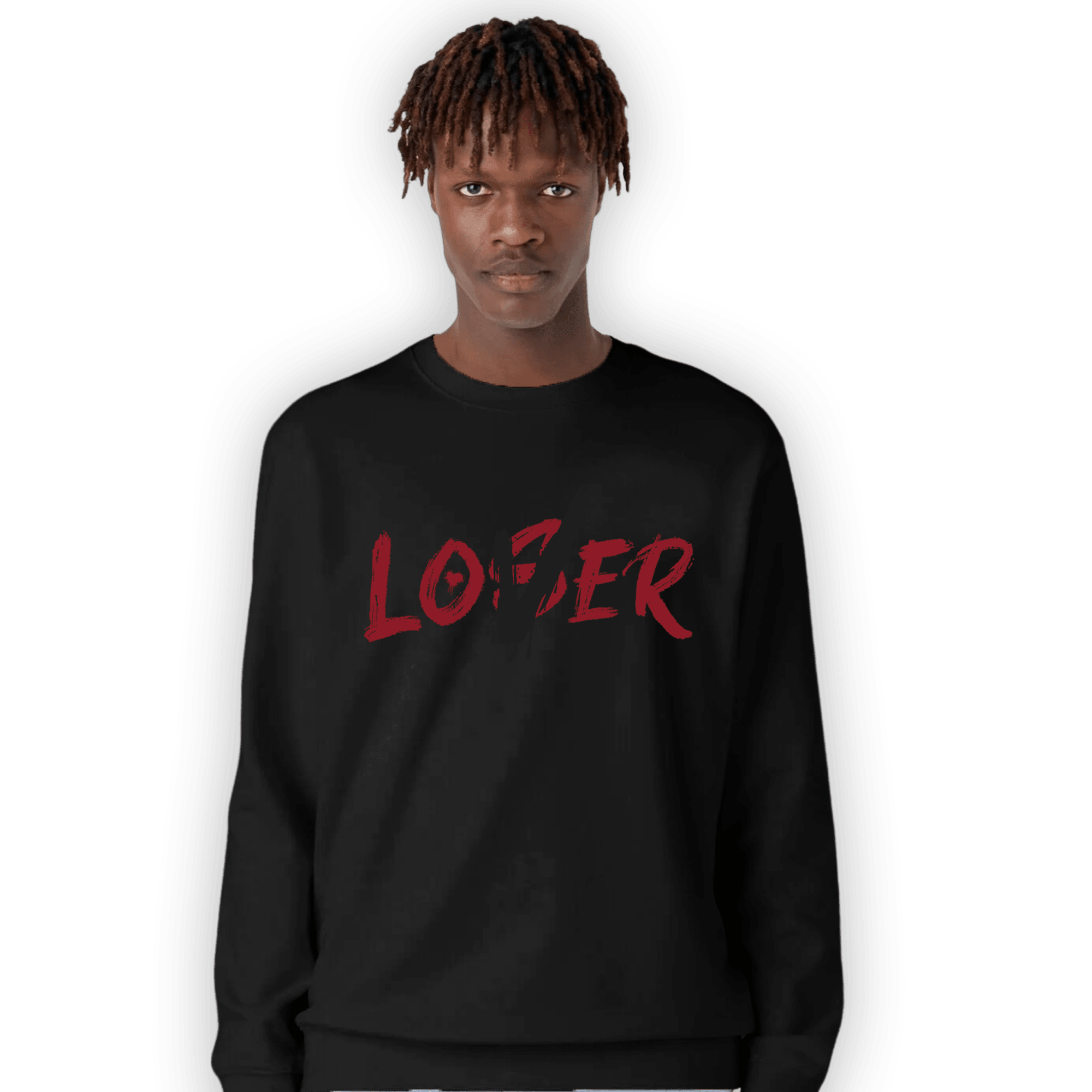 Cherry 12s Sweatshirt Match Loser Lover - NastyJamz