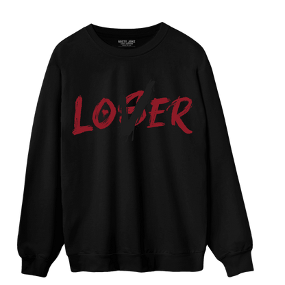 Cherry 12s Sweatshirt Match Loser Lover - NastyJamz