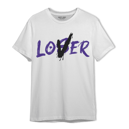 Field Purple 12s T Shirt Match Loser Lover - NastyJamz