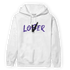 Field Purple 12s Hoodie Match Loser Lover - NastyJamz