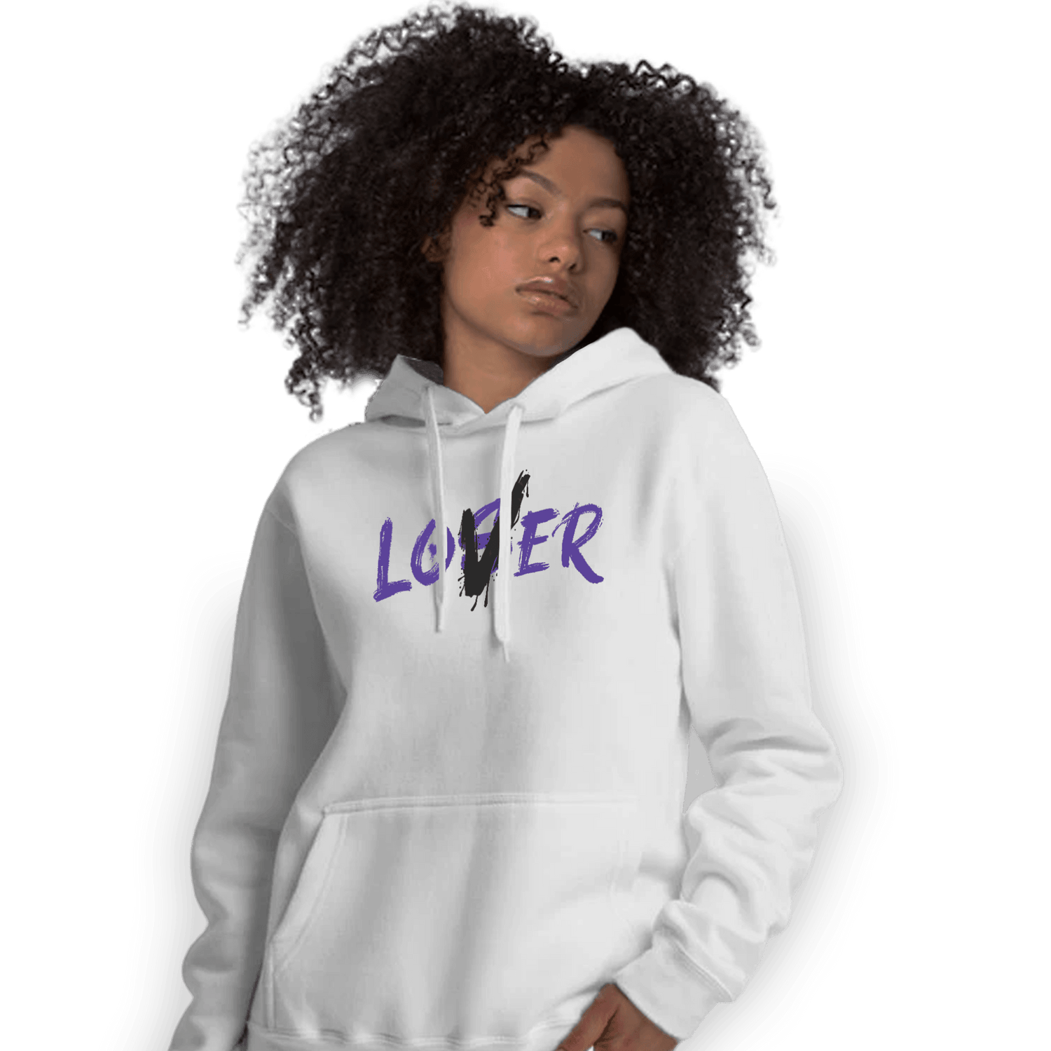 Field Purple 12s Hoodie Match Loser Lover - NastyJamz
