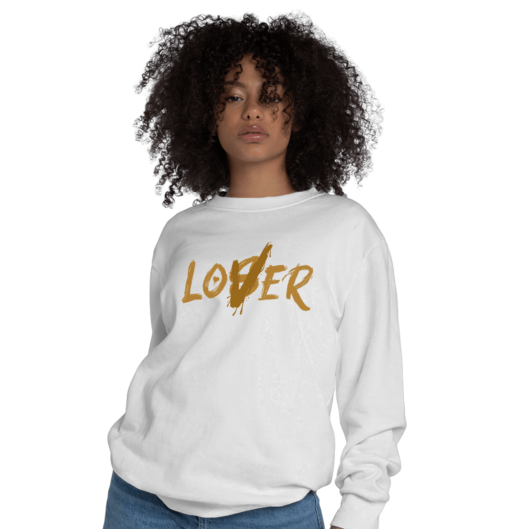 Wheat 13s Sweatshirt Match Loser Lover - NastyJamz