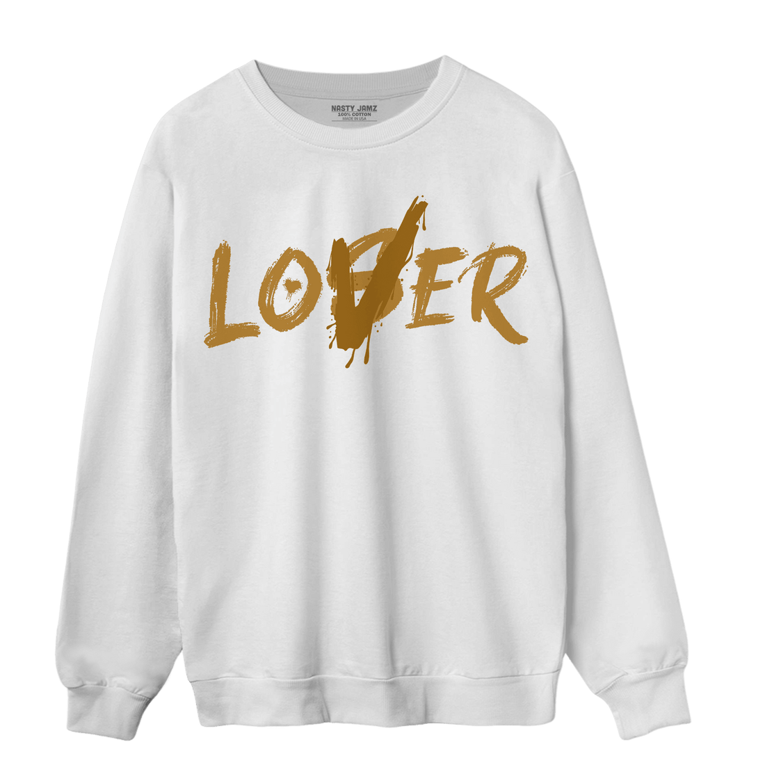 Wheat 13s Sweatshirt Match Loser Lover - NastyJamz