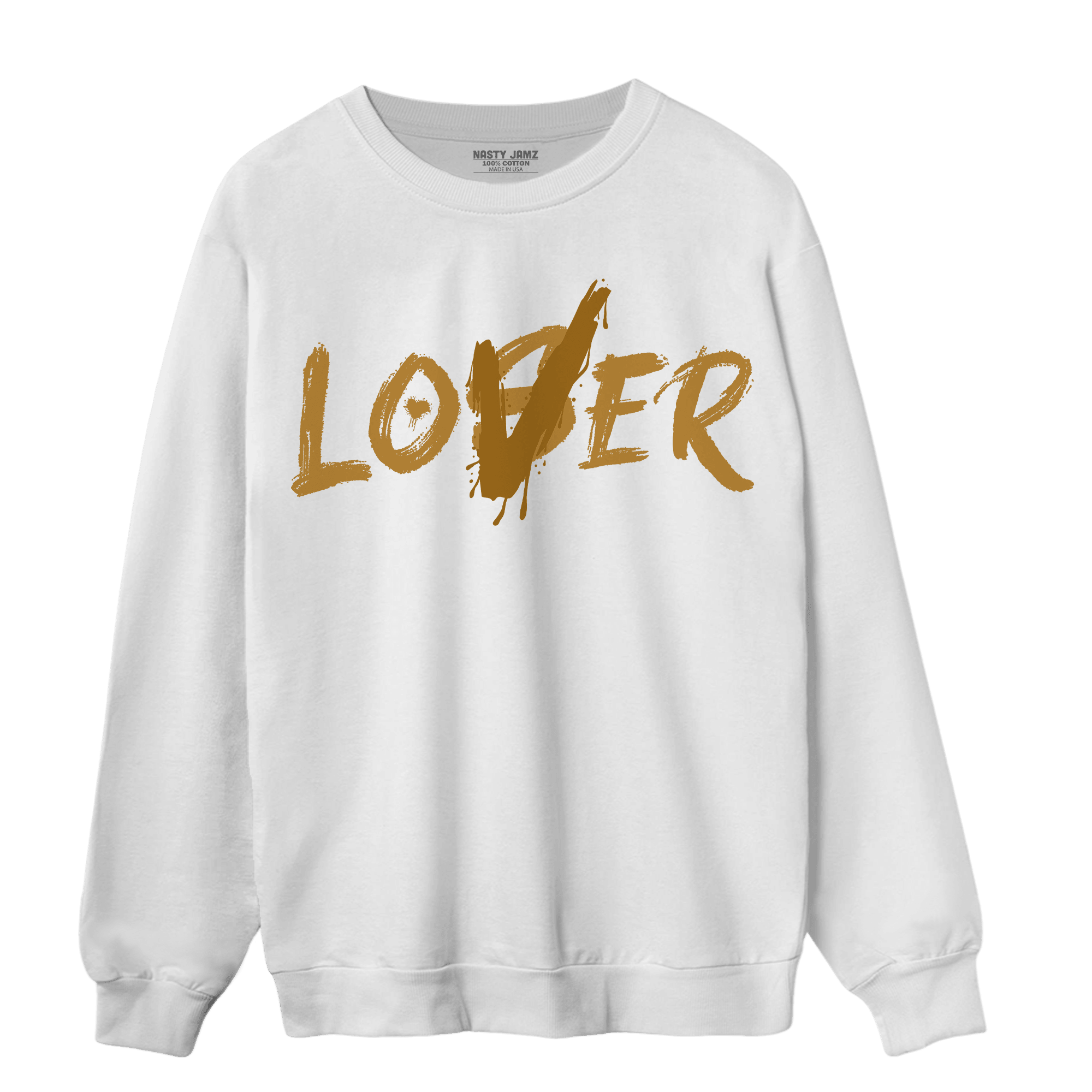 Wheat 13s Sweatshirt Match Loser Lover - NastyJamz