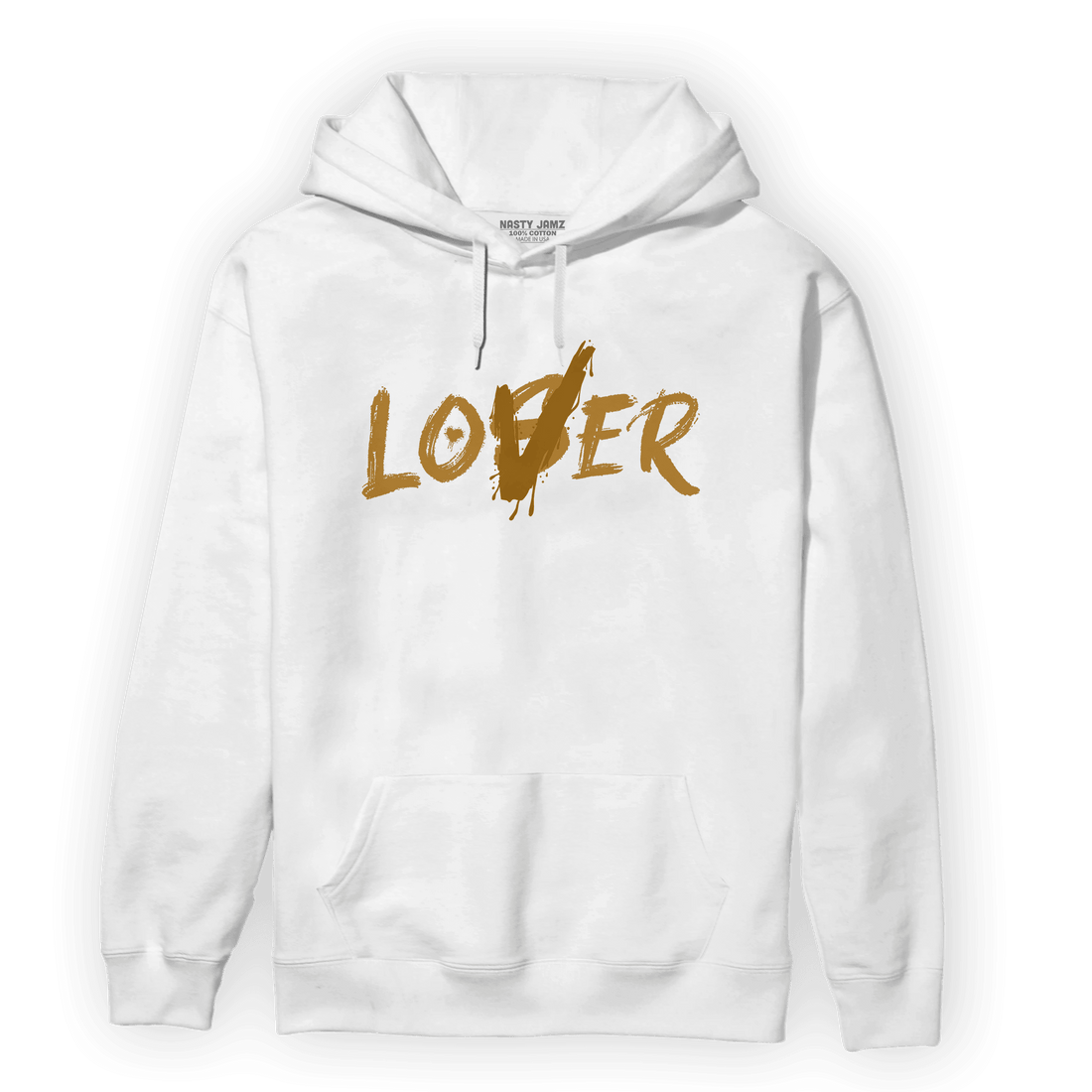 Wheat 13s Hoodie Match Loser Lover - NastyJamz