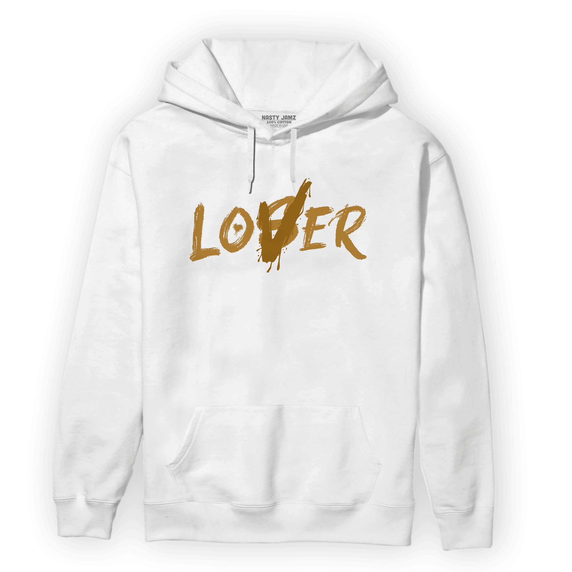 Wheat 13s Hoodie Match Loser Lover - NastyJamz