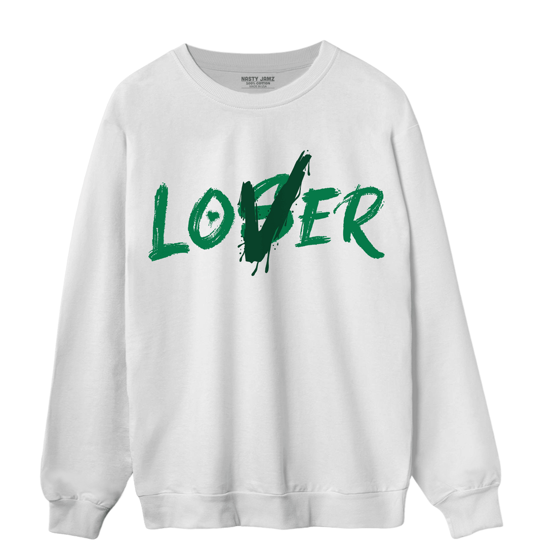 Celtic Lucky Green 1s Sweatshirt Match Loser Lover - NastyJamz