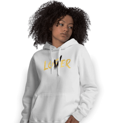 Mid SE Black Gold 1s Hoodie Match Loser Lover - NastyJamz