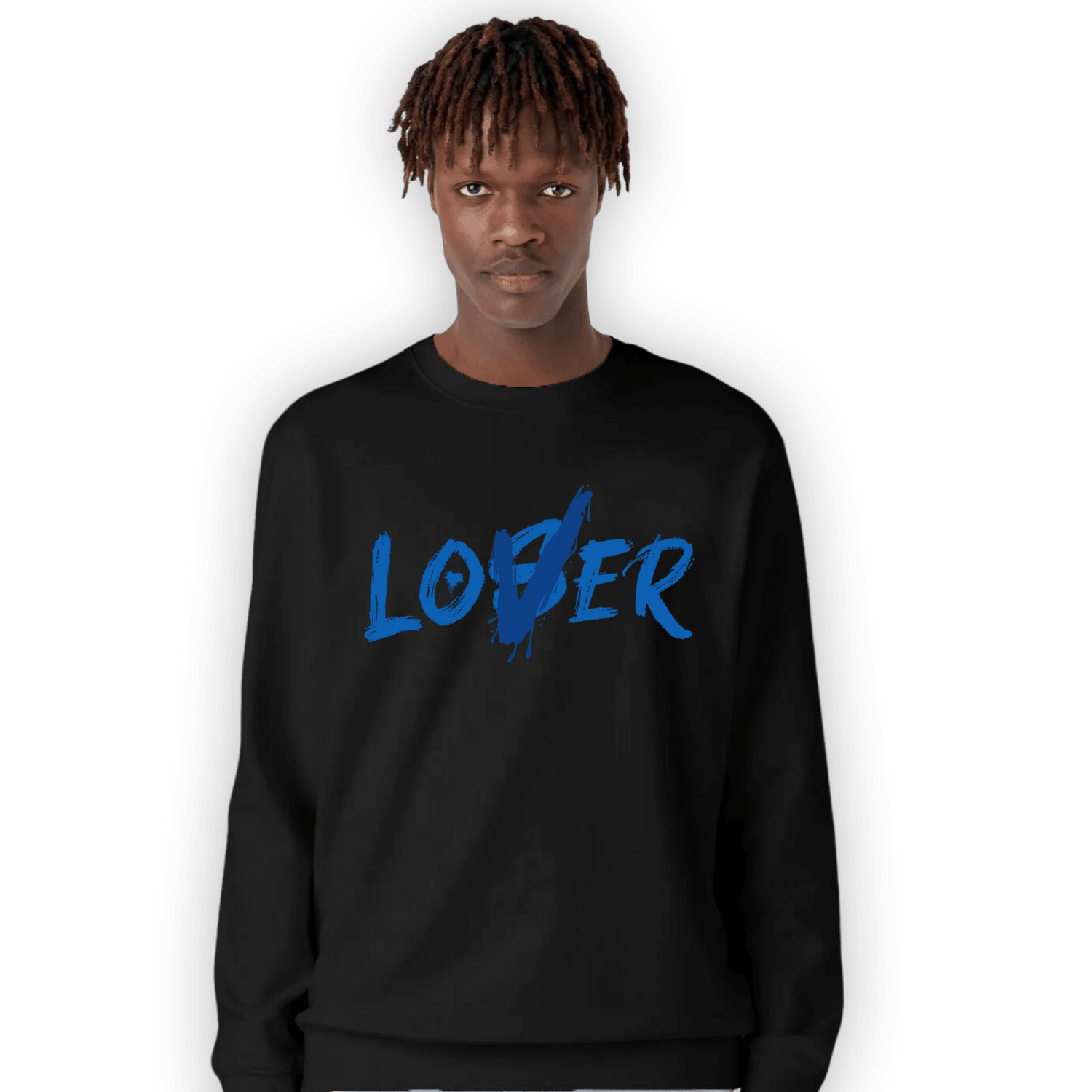 Royal Reimagined 1s Sweatshirt Match Loser Lover - NastyJamz