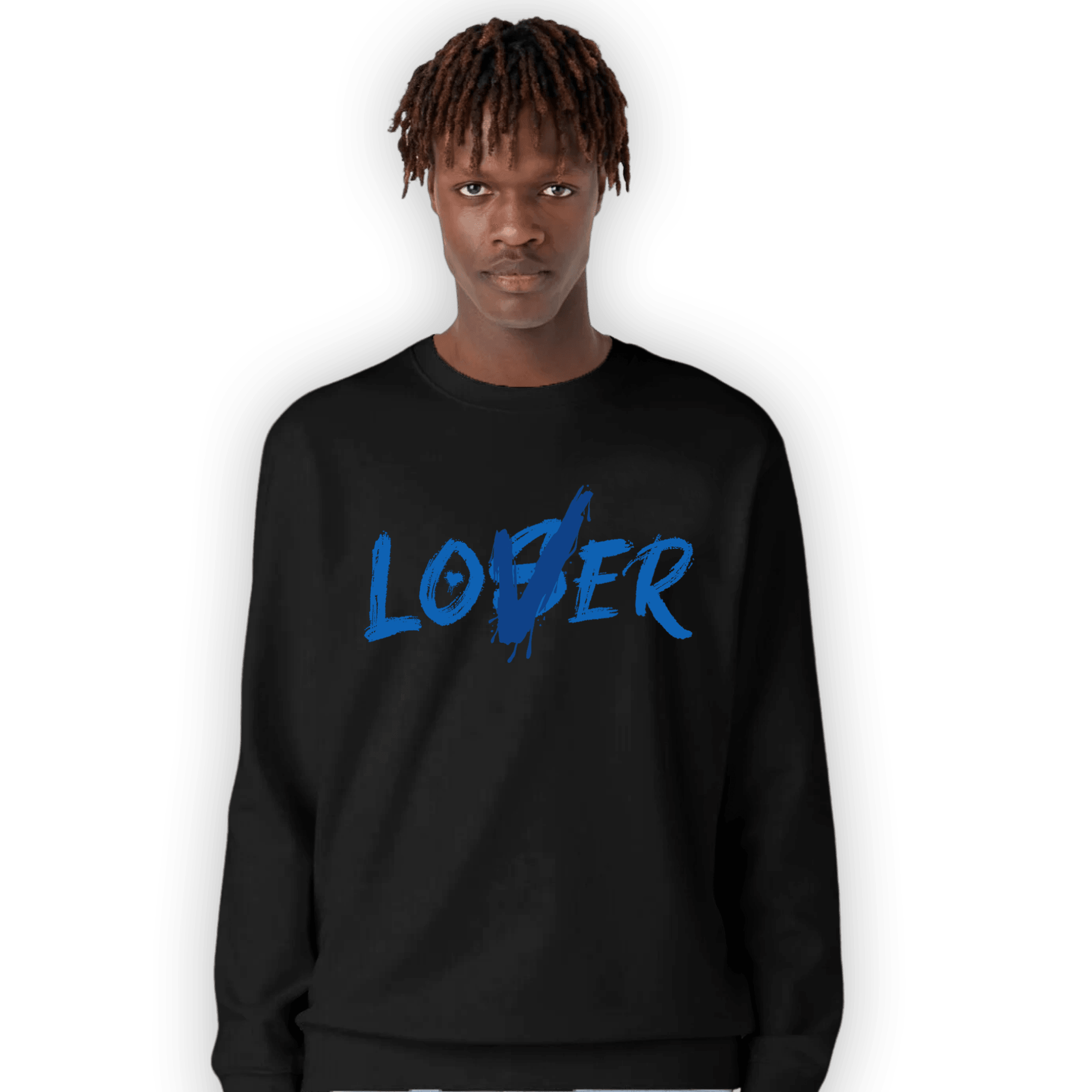 Royal Reimagined 1s Sweatshirt Match Loser Lover - NastyJamz