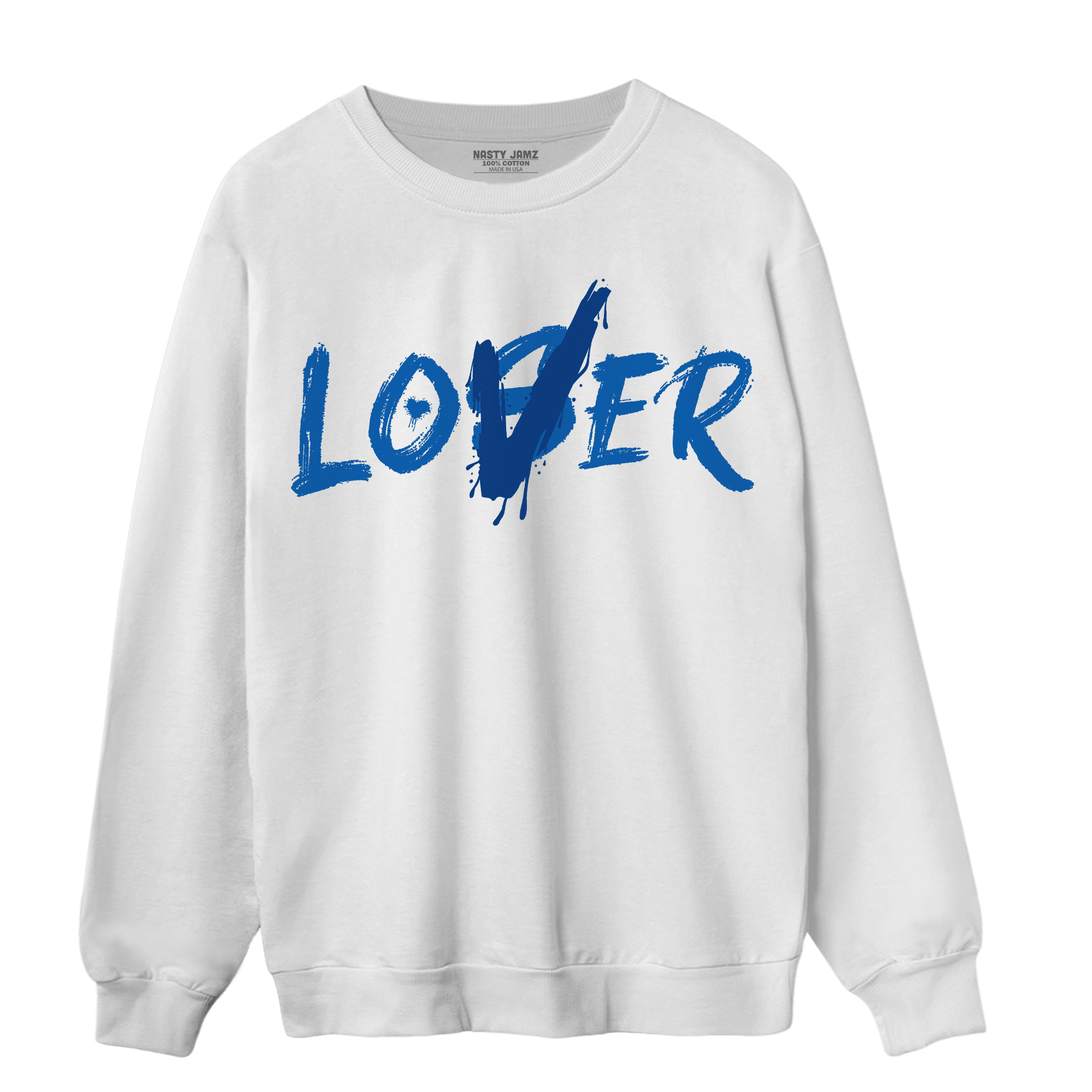 Royal Reimagined 1s Sweatshirt Match Loser Lover - NastyJamz