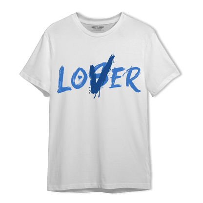 University Blue Toe 1s T Shirt Match Loser Lover - NastyJamz