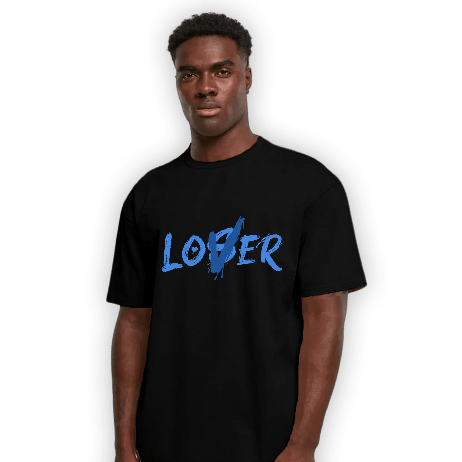 University Blue Toe 1s T Shirt Match Loser Lover - NastyJamz