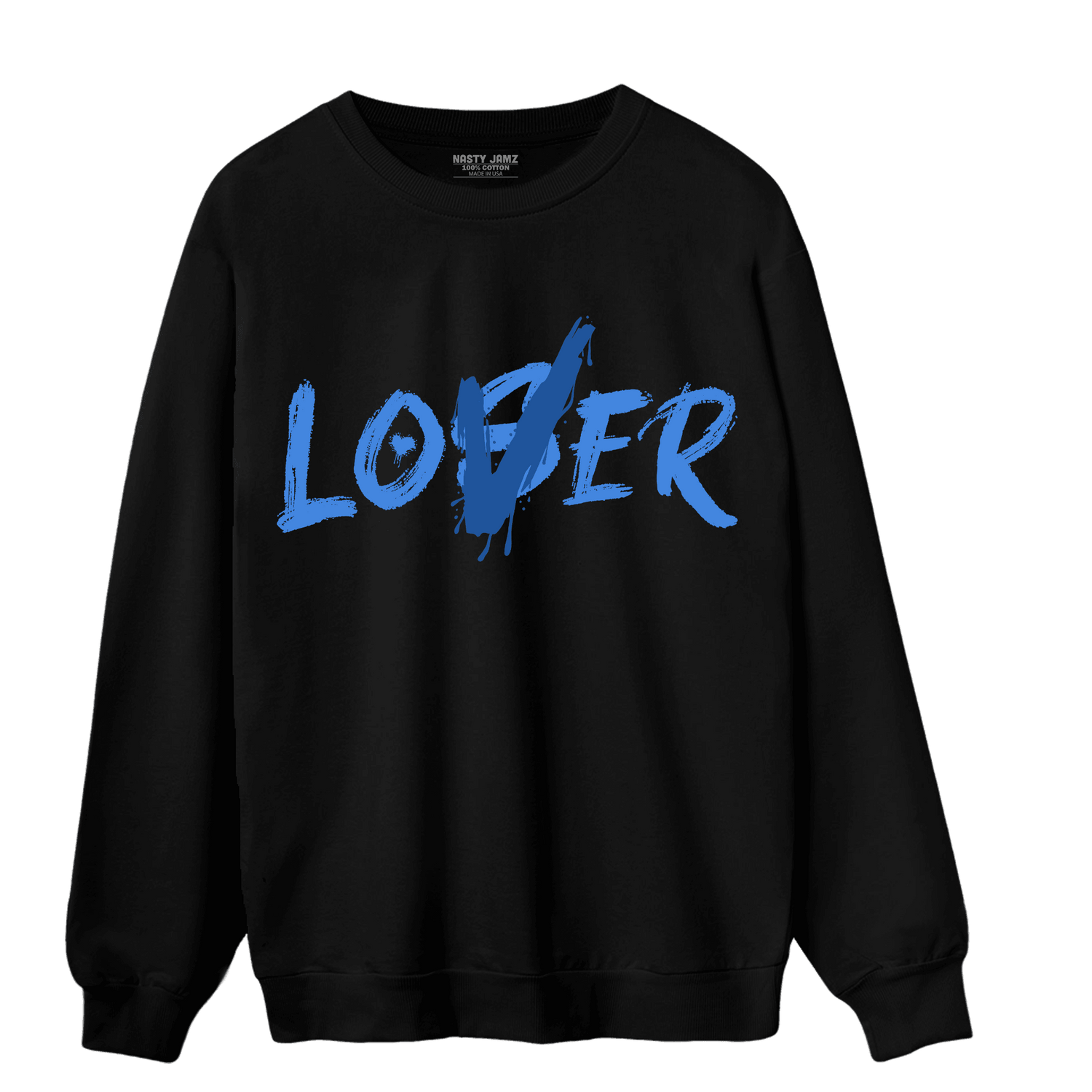 University Blue Toe 1s Sweatshirt Match Loser Lover - NastyJamz
