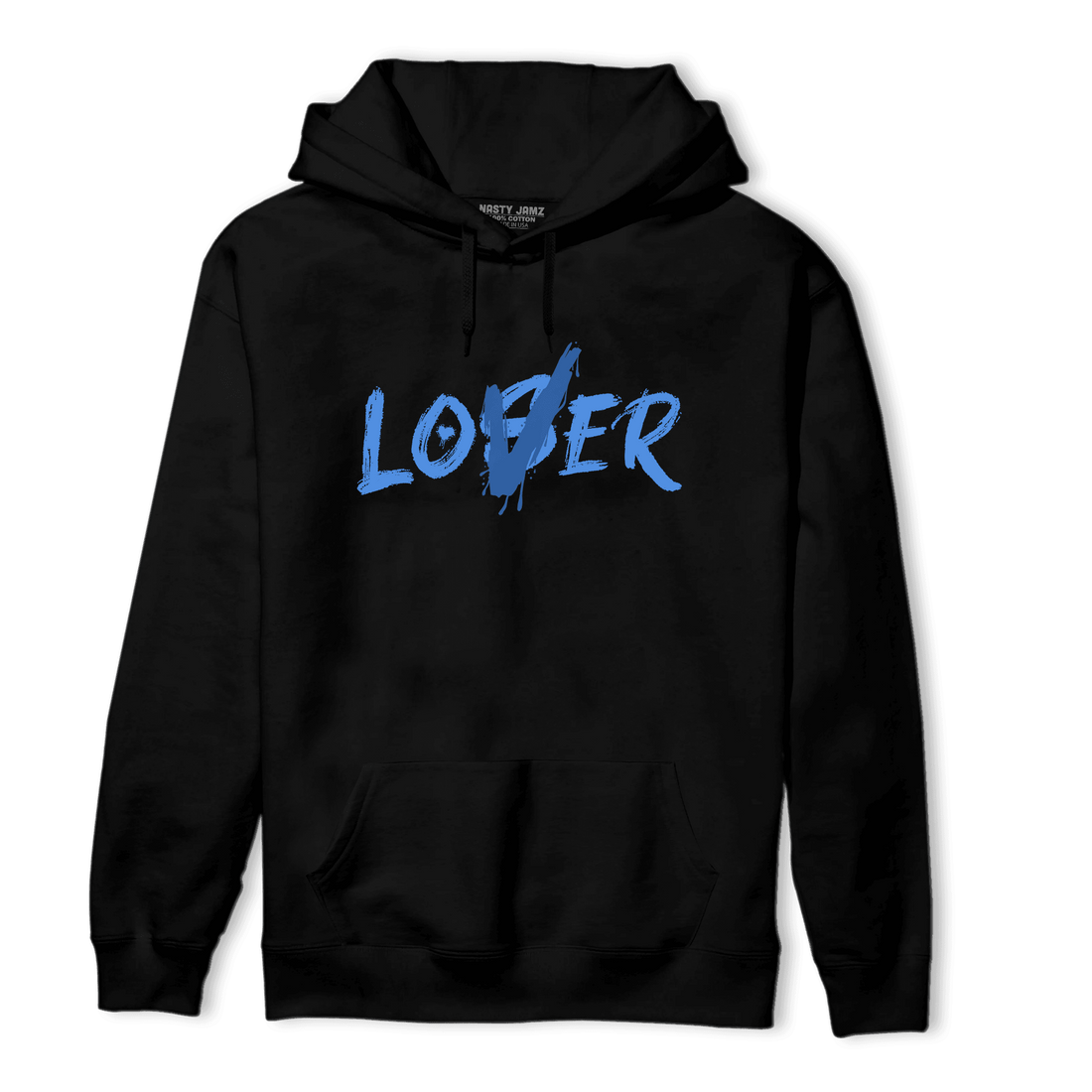University Blue Toe 1s Hoodie Match Loser Lover - NastyJamz